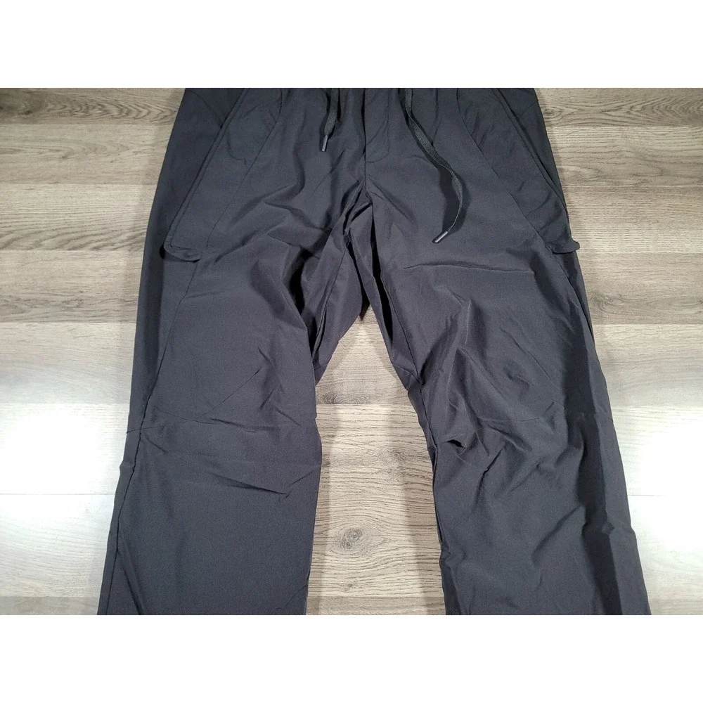 Paskho Pants Untethered Ultimate Travelers Multi Pocket Zipper Black Large Mens